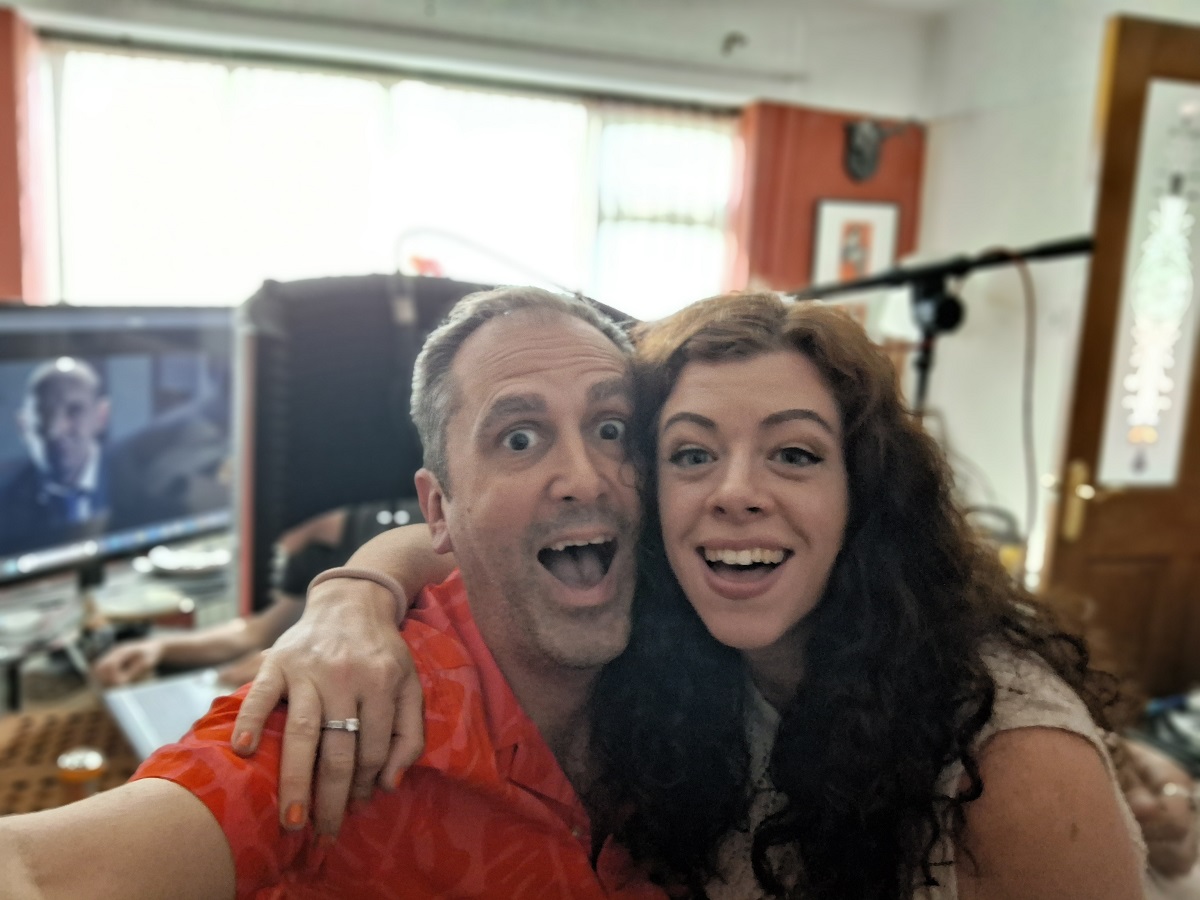 Nathan Head recording ADR on Blood Stream